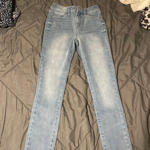 RSQ cali high rise light blue skinny jeans size 00/w23